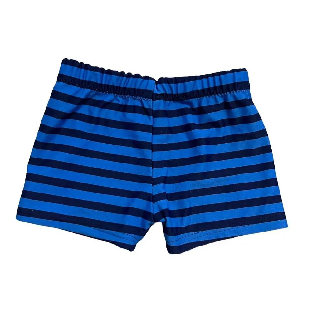 Rad Rev Revolution Kids Sz 6 Blue Striped Swim Shorts